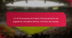 Read more about the article 3-1-4-2 Formación de Fútbol: Posicionamiento de jugadores, Disciplina táctica, Cohesión del equipo
