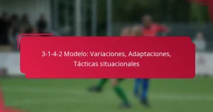 Read more about the article 3-1-4-2 Modelo: Variaciones, Adaptaciones, Tácticas situacionales
