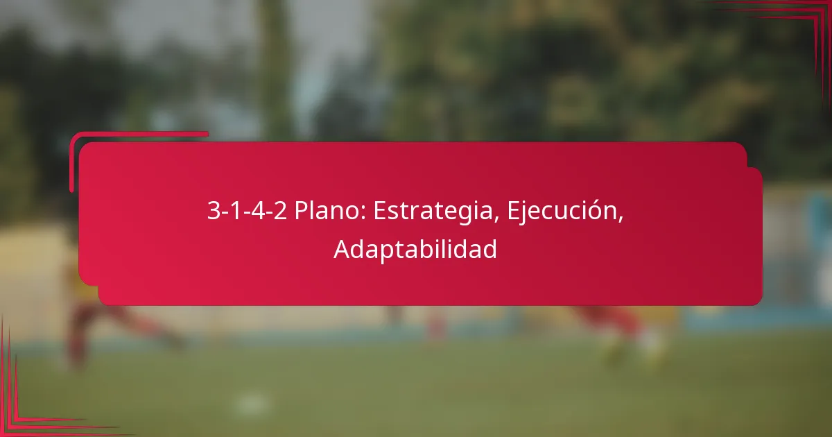 Read more about the article 3-1-4-2 Plano: Estrategia, Ejecución, Adaptabilidad
