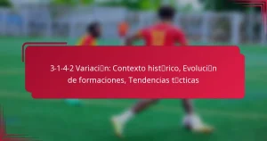 Read more about the article 3-1-4-2 Variación: Contexto histórico, Evolución de formaciones, Tendencias tácticas