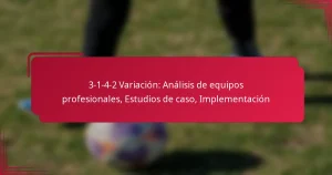 Read more about the article 3-1-4-2 Variación: Análisis de equipos profesionales, Estudios de caso, Implementación