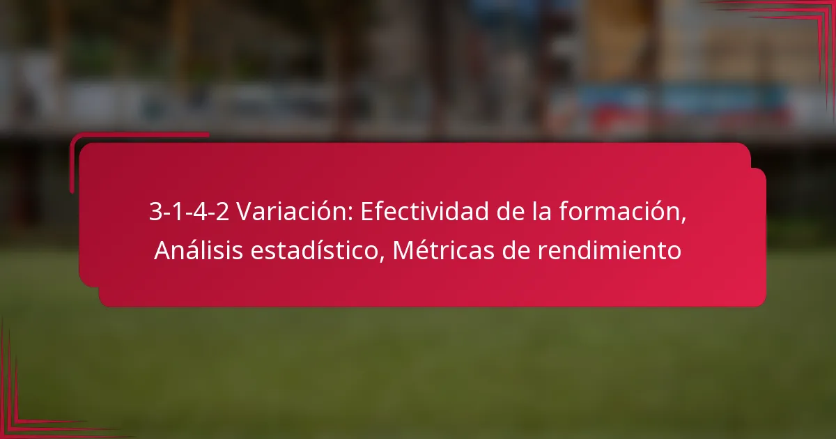 Read more about the article 3-1-4-2 Variación: Efectividad de la formación, Análisis estadístico, Métricas de rendimiento