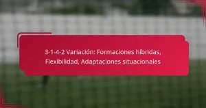 Read more about the article 3-1-4-2 Variación: Formaciones híbridas, Flexibilidad, Adaptaciones situacionales