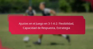 Read more about the article Ajustes en el Juego en 3-1-4-2: Flexibilidad, Capacidad de Respuesta, Estrategia