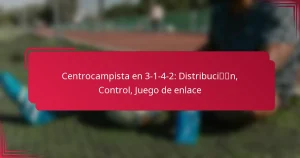 Read more about the article Centrocampista en 3-1-4-2: Distribución, Control, Juego de enlace