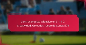 Read more about the article Centrocampista Ofensivo en 3-1-4-2: Creatividad, Goleador, Juego de Conexión