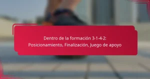 Read more about the article Dentro de la formación 3-1-4-2: Posicionamiento, Finalización, Juego de apoyo