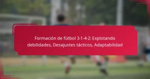 Read more about the article Formación de fútbol 3-1-4-2: Explotando debilidades, Desajustes tácticos, Adaptabilidad
