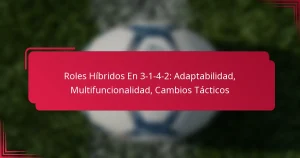 Read more about the article Roles Híbridos En 3-1-4-2: Adaptabilidad, Multifuncionalidad, Cambios Tácticos