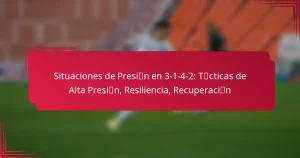 Read more about the article Situaciones de Presión en 3-1-4-2: Tácticas de Alta Presión, Resiliencia, Recuperación
